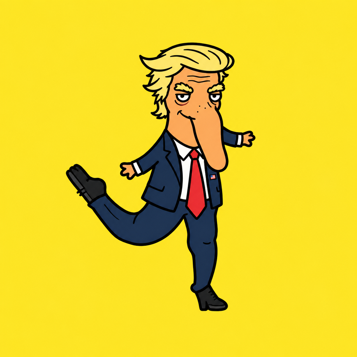 The Spirit of Trump character